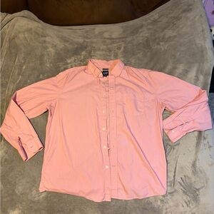 GAP Men's Light Pink Casual Button-Down Shirt